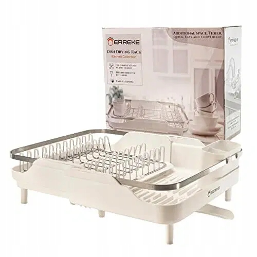 Erreke Suszarka do naczyń z ociekaczem i uchwytem Waga produktu z opakowaniem jednostkowym 0.002 kg