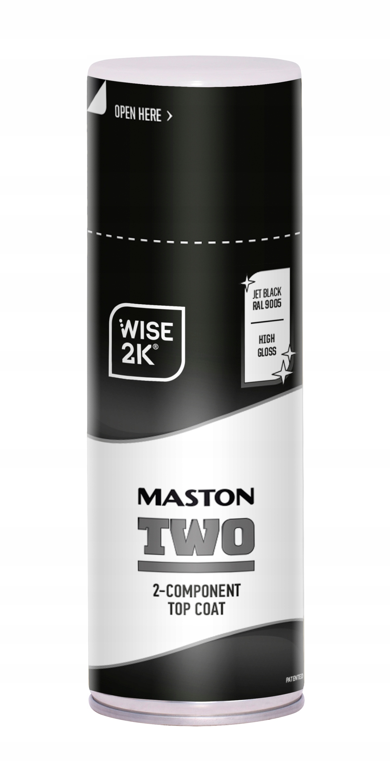 

Maston Lakier 2K Twardy Czarny Połysk Ral 9005