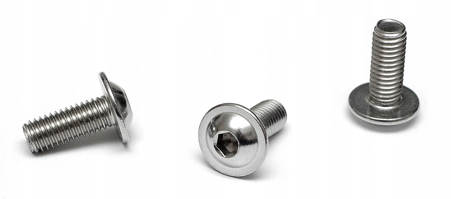 ISO 7380-2 A2 M6X12 ŚRUBA IMBUS PODKŁADKOWA NIERDZEWNA INOX (10) Rodzaj śruba