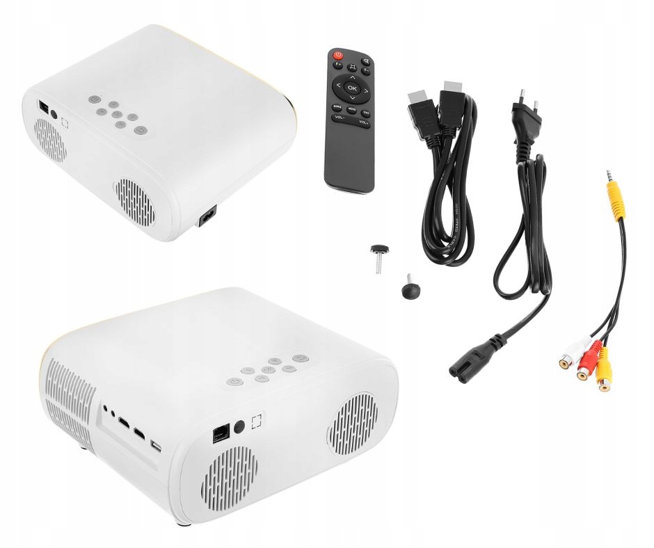 PROJEKTOR RZUTNIK ANDROID WIFI FULL HD 4K 10000LM BLUETOOTH KONTRAST 3000:1 Jasność lampy (ANSI) 10000 lm