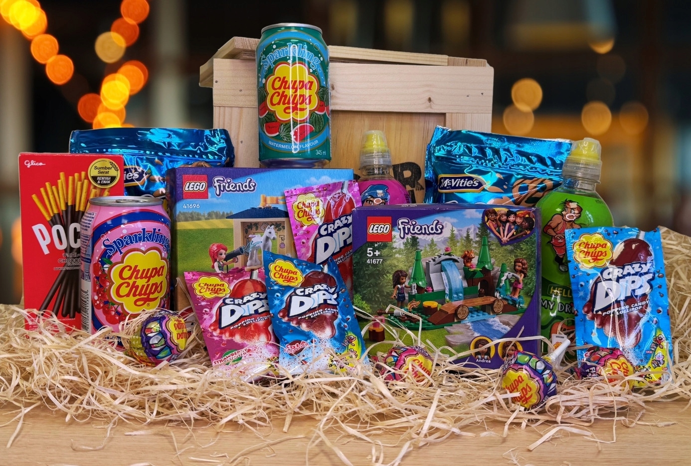 Levně Dárková bedna s Lego Friends – dárek pro děti na Narozeniny, Svátek, Vánoce