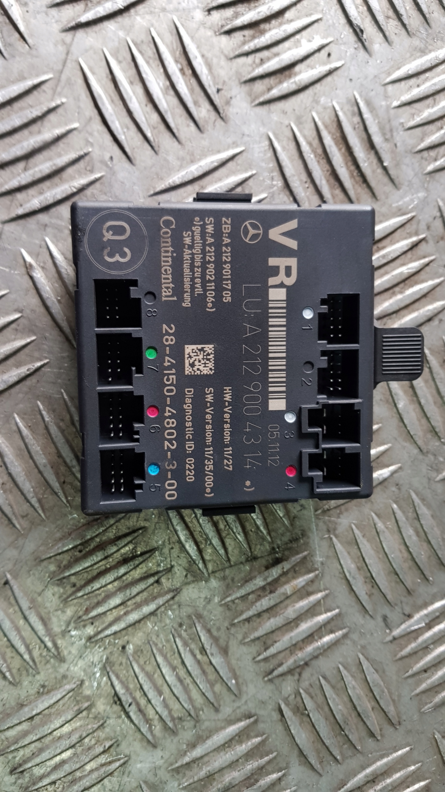 MERCEDES W212 module control unit door right front A2129004314