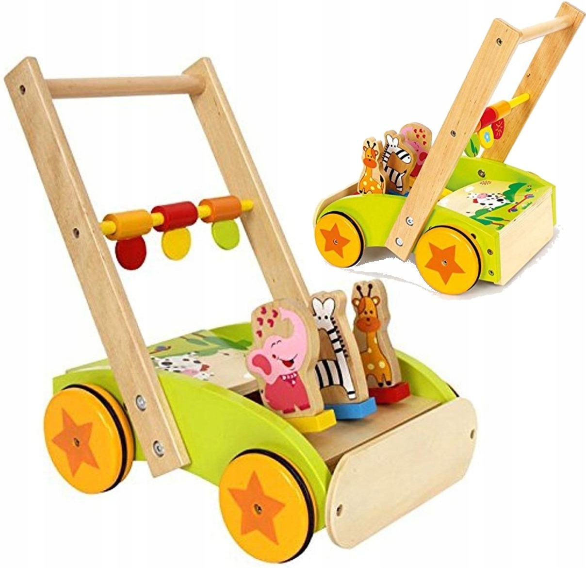 

Drewniany Chodzik Pchacz Skaczące Zwierzątka