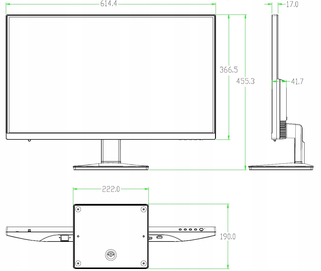 MONITOR DAHUA LM27-L200 Przekątna ekranu 27