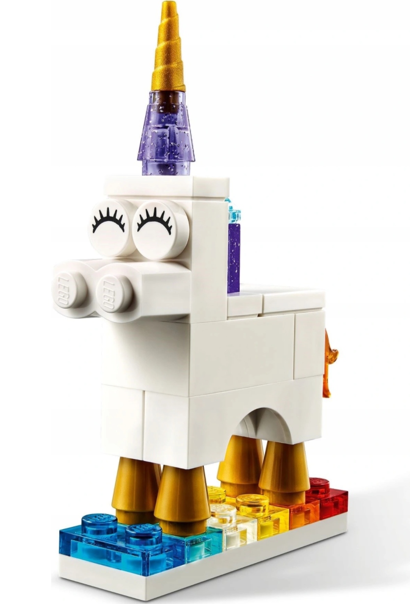 LEGO Classic 11013 Transparentne Klocki Kolorowe Stan opakowania oryginalne