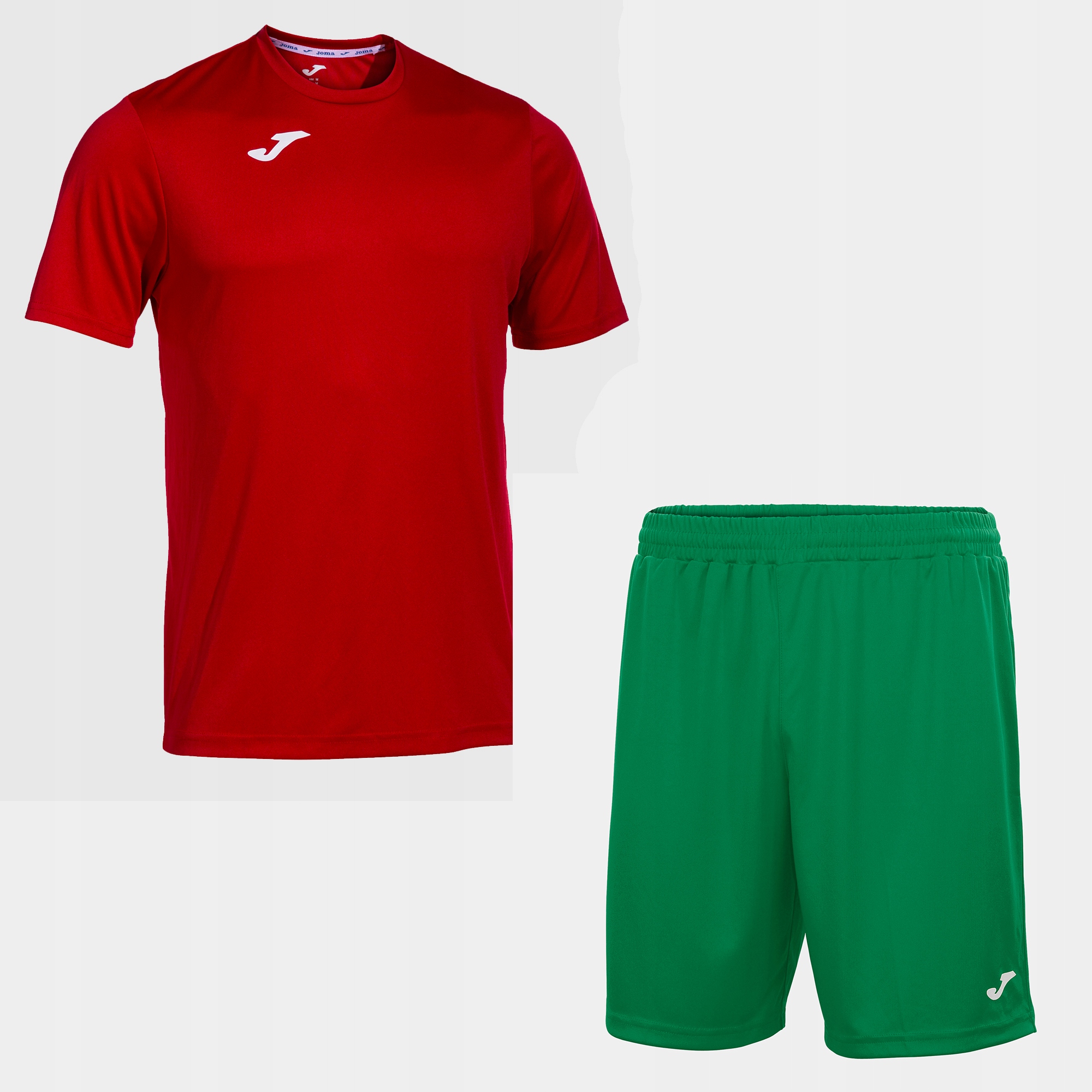 Komplet piłkarski Joma Combi czerwono-zielony rozmiar XL