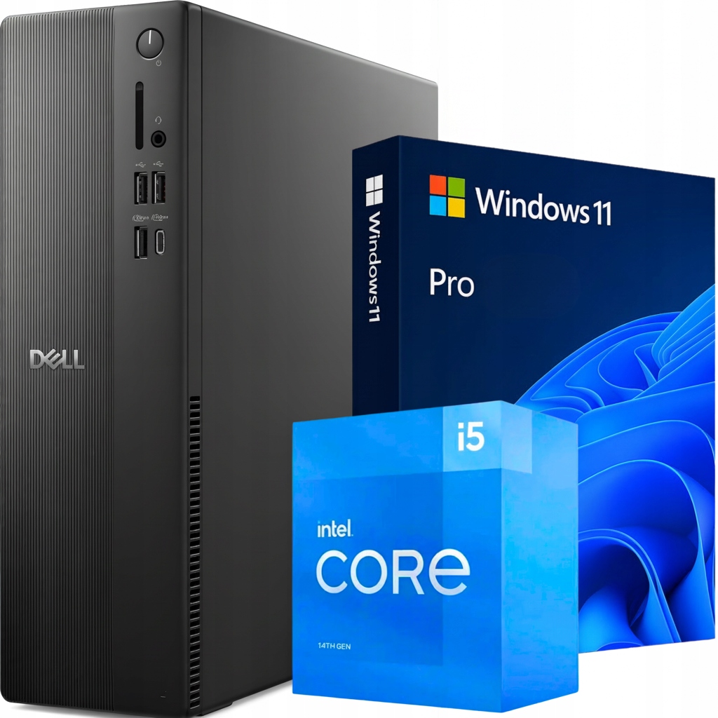 Počítač Dell i5-14500 14 jader 16GB 512GB Ssd Wi-Fi Win11 Pro