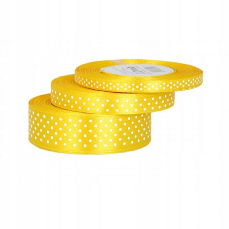 TAŚMA DEKORACYJNA TASIEMKA OZDOBNA ŻÓŁTA TASIEMKA Marka inna