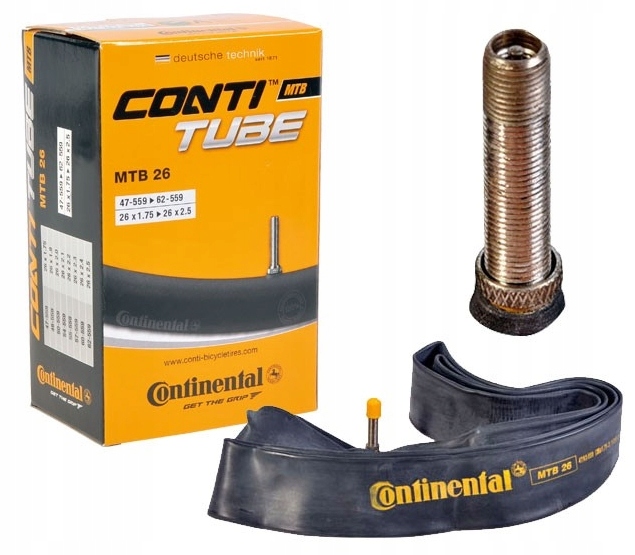 

Dętka 26 x 1,75-2,50 Av 40mm Mtb Continental 200g