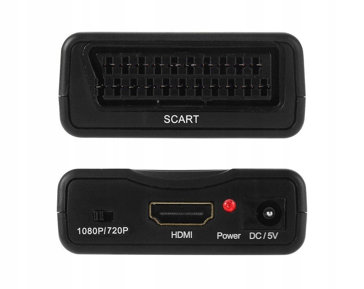 Konwerter Euro SCART do HDMI magnetowid DVD video Marka NTIinnovations