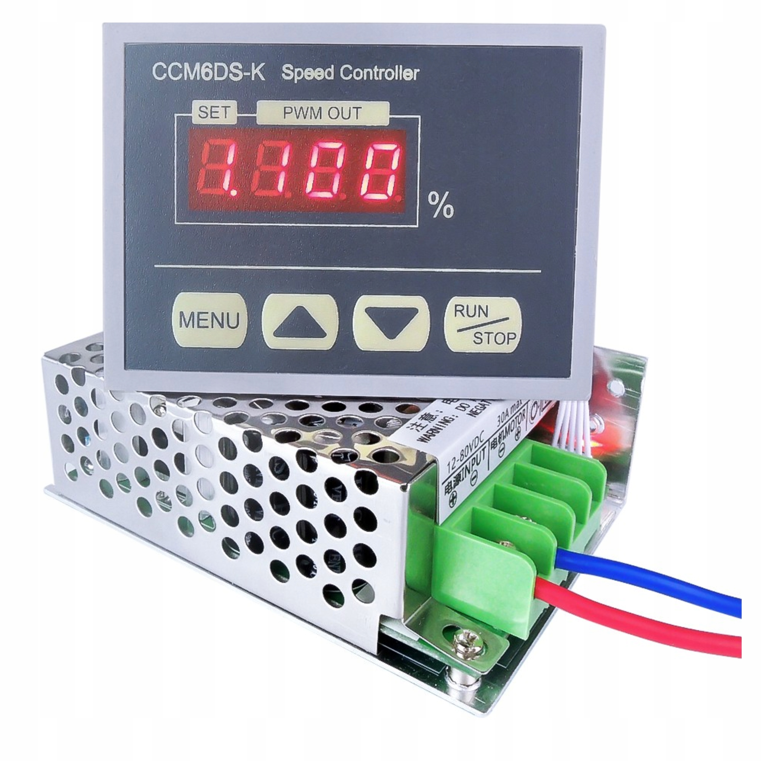 Regulátor otáček pro motor DC 12-80V 30A Pwm