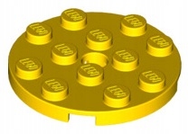 

Lego Płytka 4x4 Okrągła Żółta (60474/4515349)