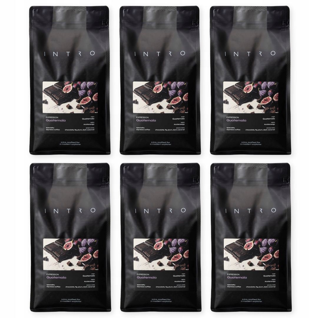 Levně Káva zrnková 6x1 kg Guatemala Acatenango čerstvě pražená arabica Intro