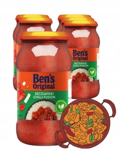 Levně Omáčka s fusion chilli 6x400 g Omáčka pro hotová jídla Ben's original