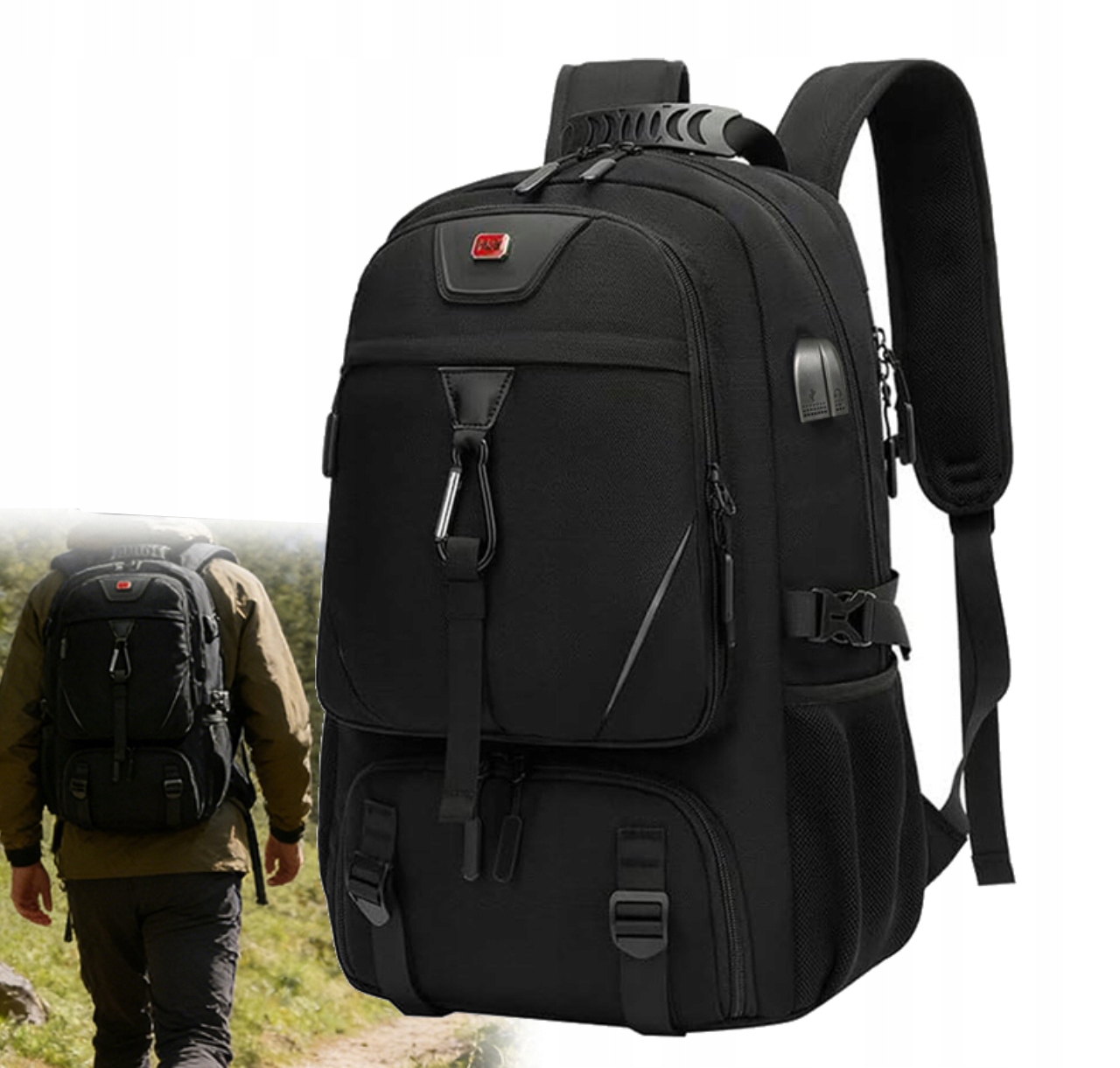 Batoh S Velkou Vodotěsnou Kapacitou, Ideální Pro Turistiku O Objemu 80 L