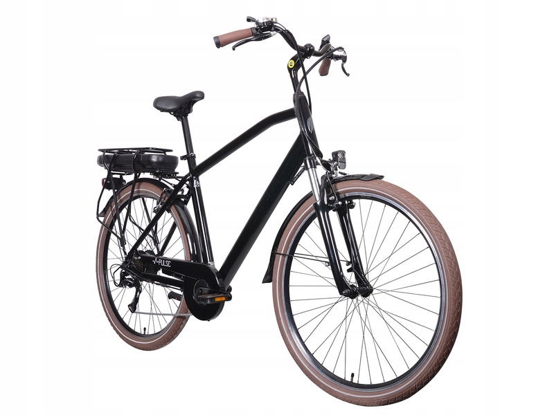 Rower elektryczny Indiana Pulse M20 28 cali męski Czarny