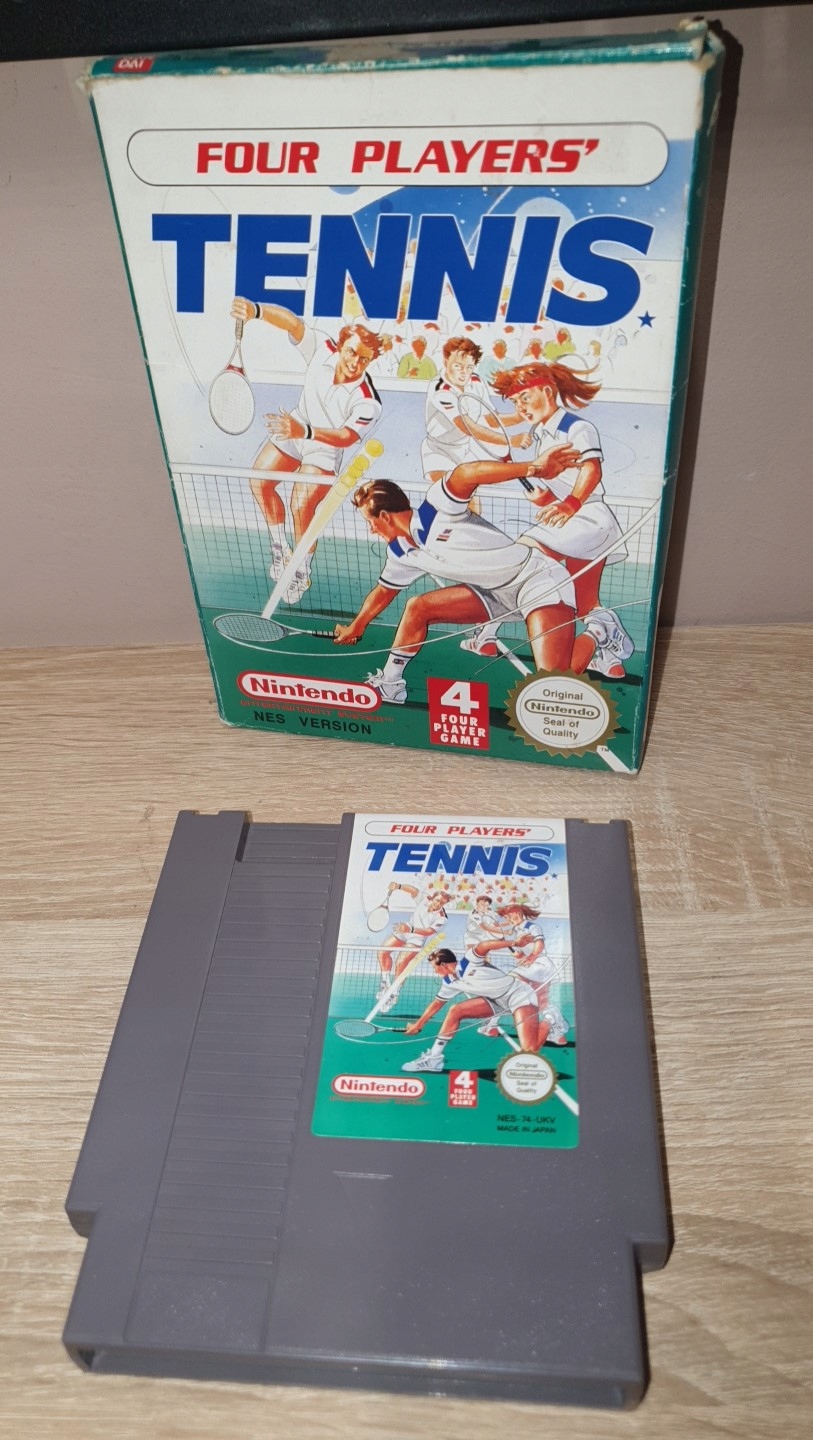 FOUR PLAYERS TENNIS - NINTENDO NES PAL A PUDEŁKO