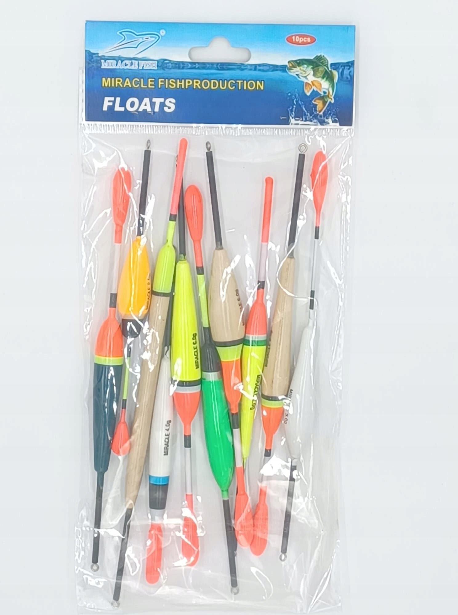 ZESTAW SPŁAWIKÓW Przelotowych20 szt Miracle Fish Marka Miracle Fish