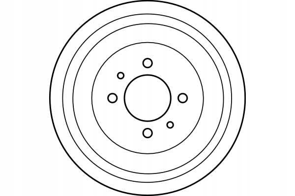 BĘBEN HAMULCOWY TYŁ DB4218 TRW RENAULT KANGOO Producent części TRW