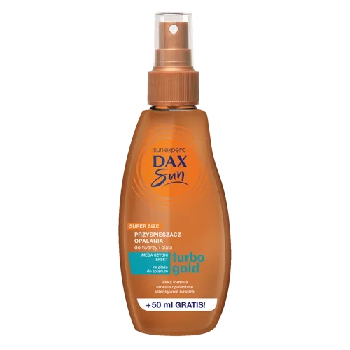 

Dax Sun Przyspieszacz opalania Turbo Gold, 200 ml