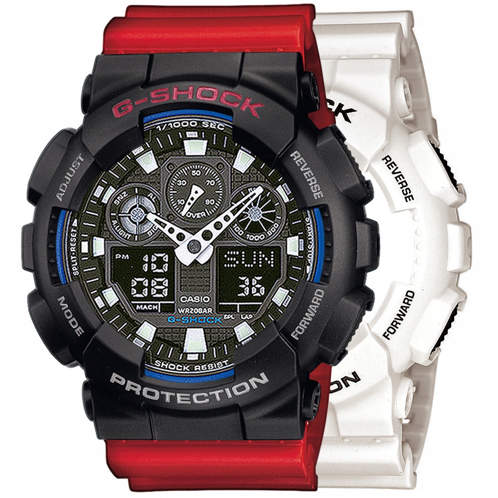Hodinky Casio G-Shock Set GA-100B-7AER Bezel 10378531 Řemínek 10395226