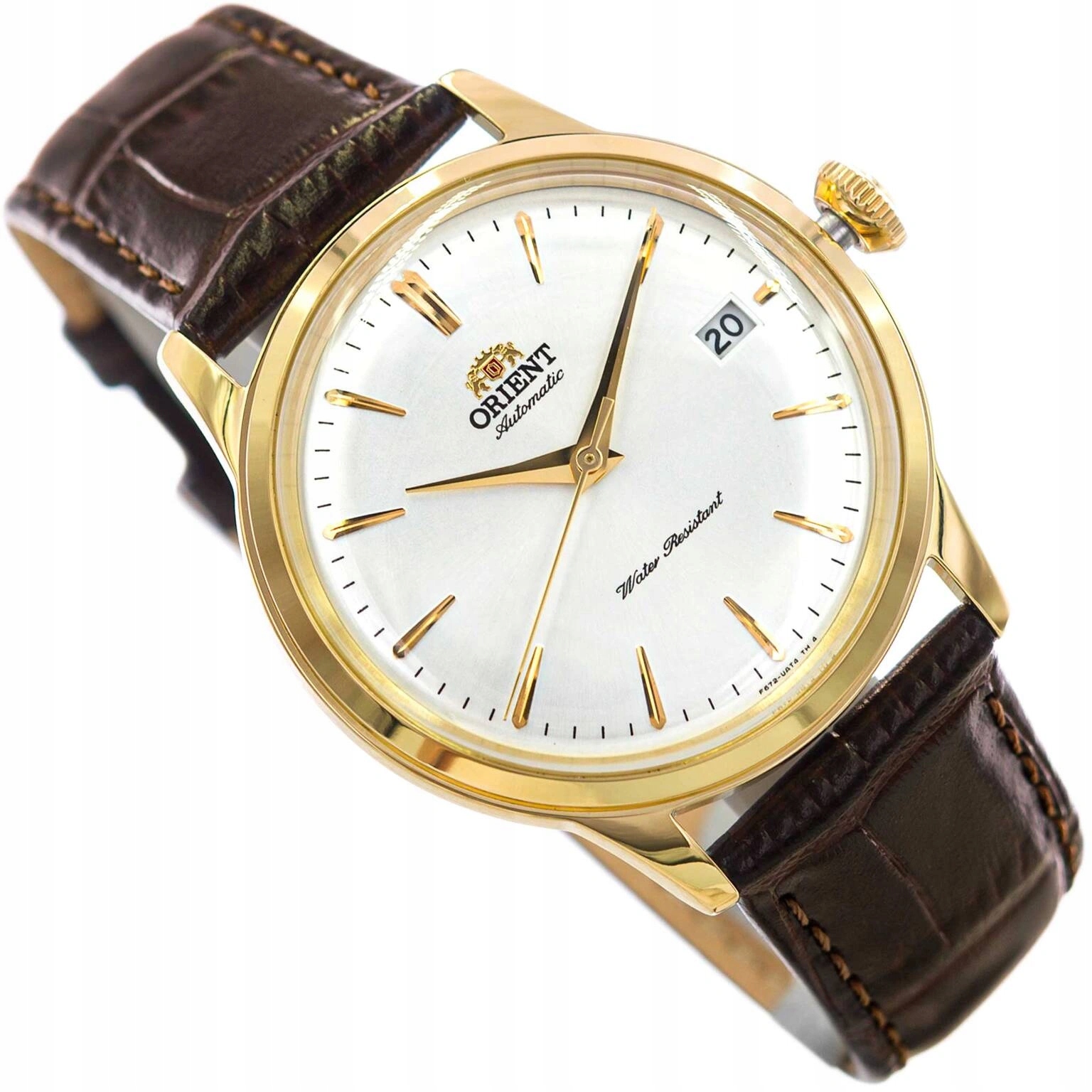 Pánské Hodinky Orient RA-AC0M01S30B Classic Automatic Hnědé Na Řemínku Data