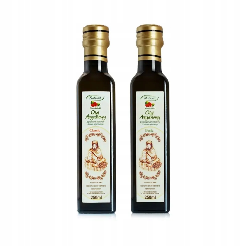 Zestaw Olej Arganowy Classic i Basic 2x250ml