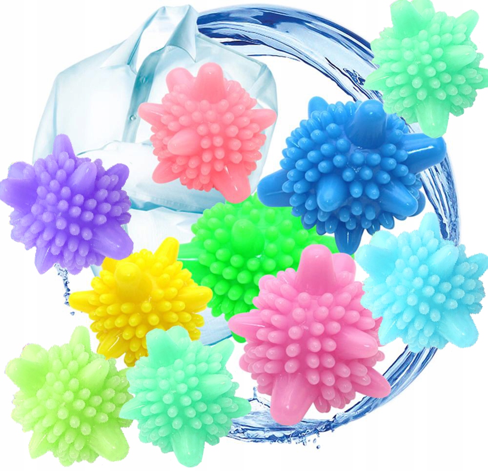 

10x Magiczne Kule Kulki Do Prania Zmiękczające Tv