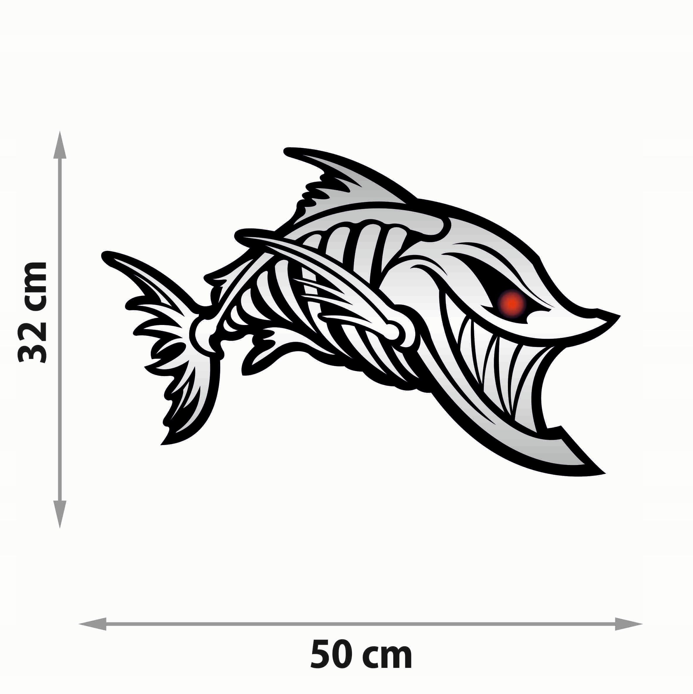 

Naklejka Ryba Na Łódkę Łódź Auto 50 cm