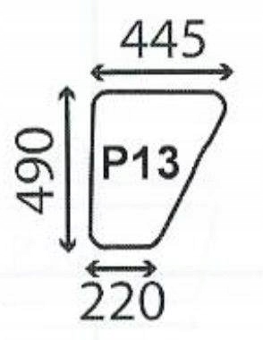 čelní sklo traktoru Ford 10 30 Sl Ultra spodní dveře