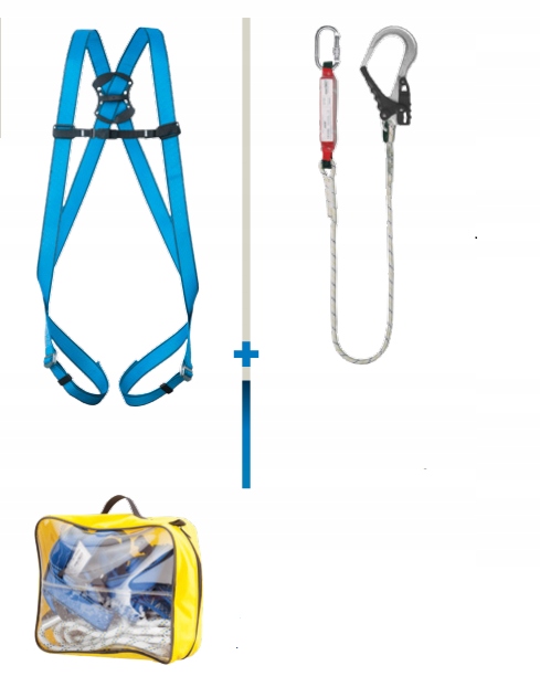 Zestaw do pracy na wysokości Basic 4 Szelki Amortyzator