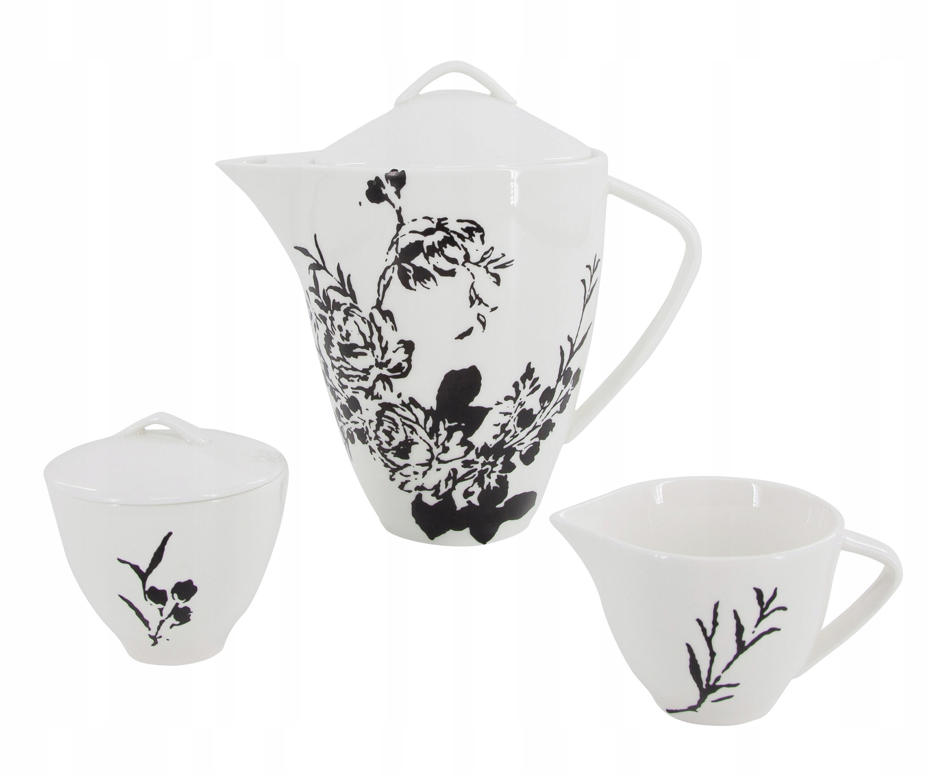 5dielna súprava Natty (Kanvica 1600ml, mliečenka 150ml, cukornička 150ml)