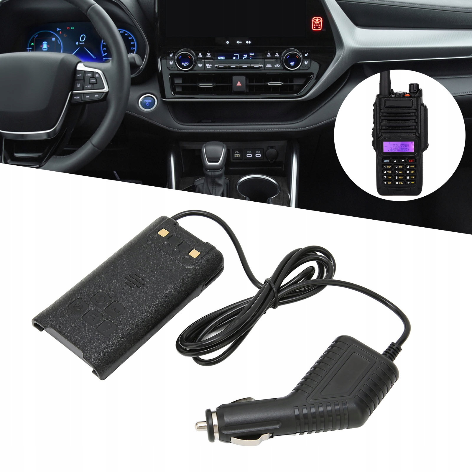 SAMOCHODOWA ŁADOWARKA SIECIOWA DO BAOFENG UV-9R PLUS UV-9R PRO Stan opakowania oryginalne