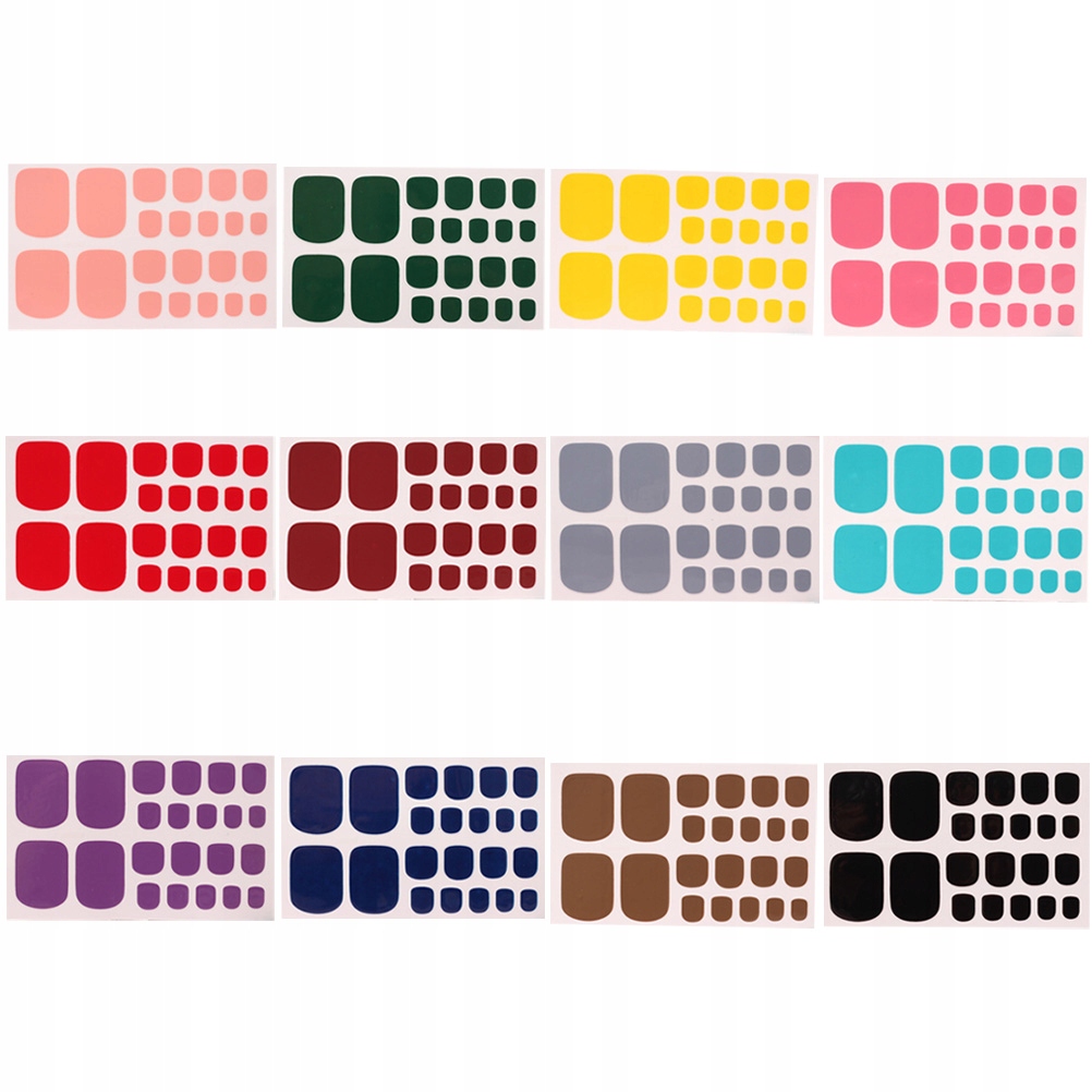 Nail Art Stickers Toe Full Wraps Decorations