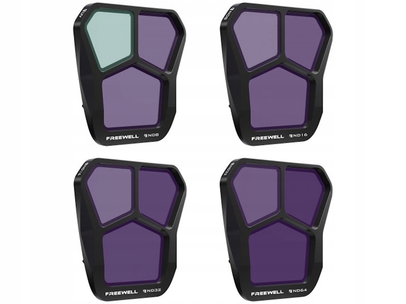 Sada 4 šedých Nd filtrů pro Dji Mavic 3 Pro Pro Cine Freewell