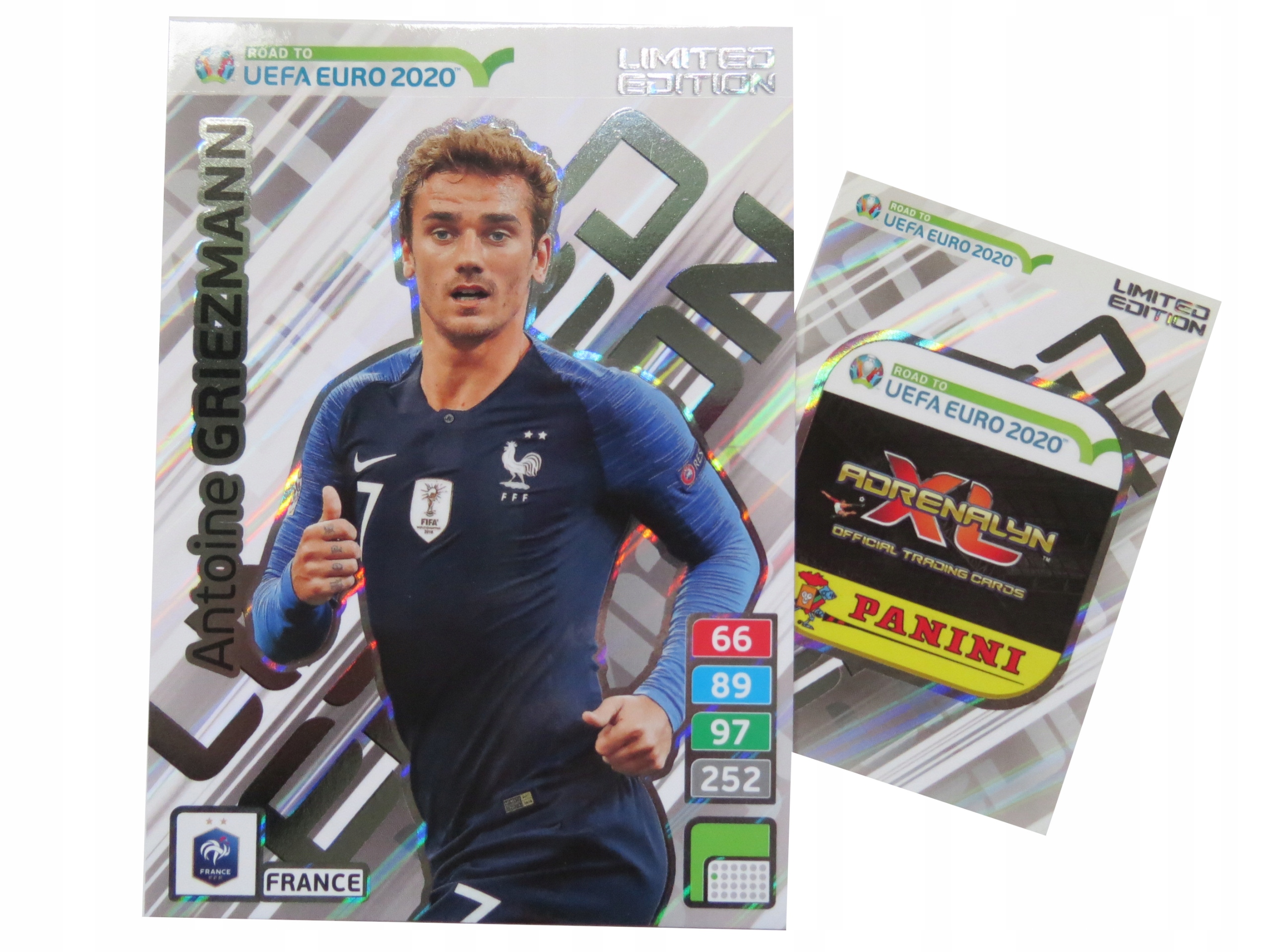 Panini Road Euro 2020 Karty Piłkarskie Limited XXL Griezmann France Duża