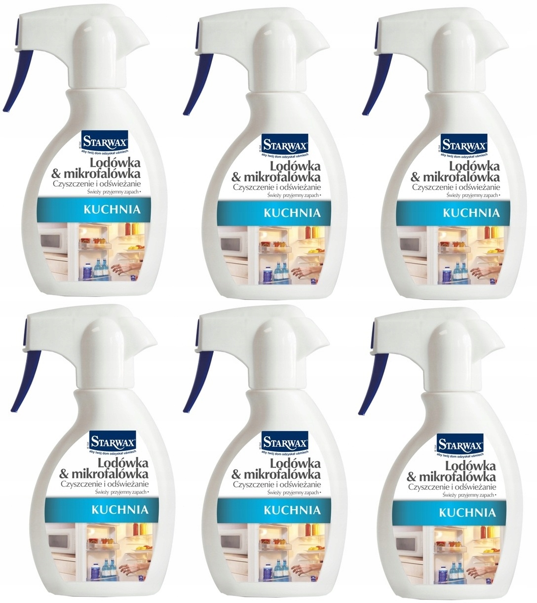 6xSTARWAX Mikrovlnná Trouba &amp; Lednička 250 ML