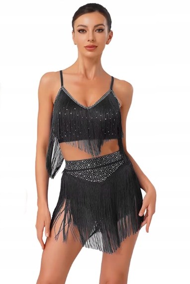 Sukienka Damska Strój Komplet Dwuczęściowy Damski Do Tańca S 2642