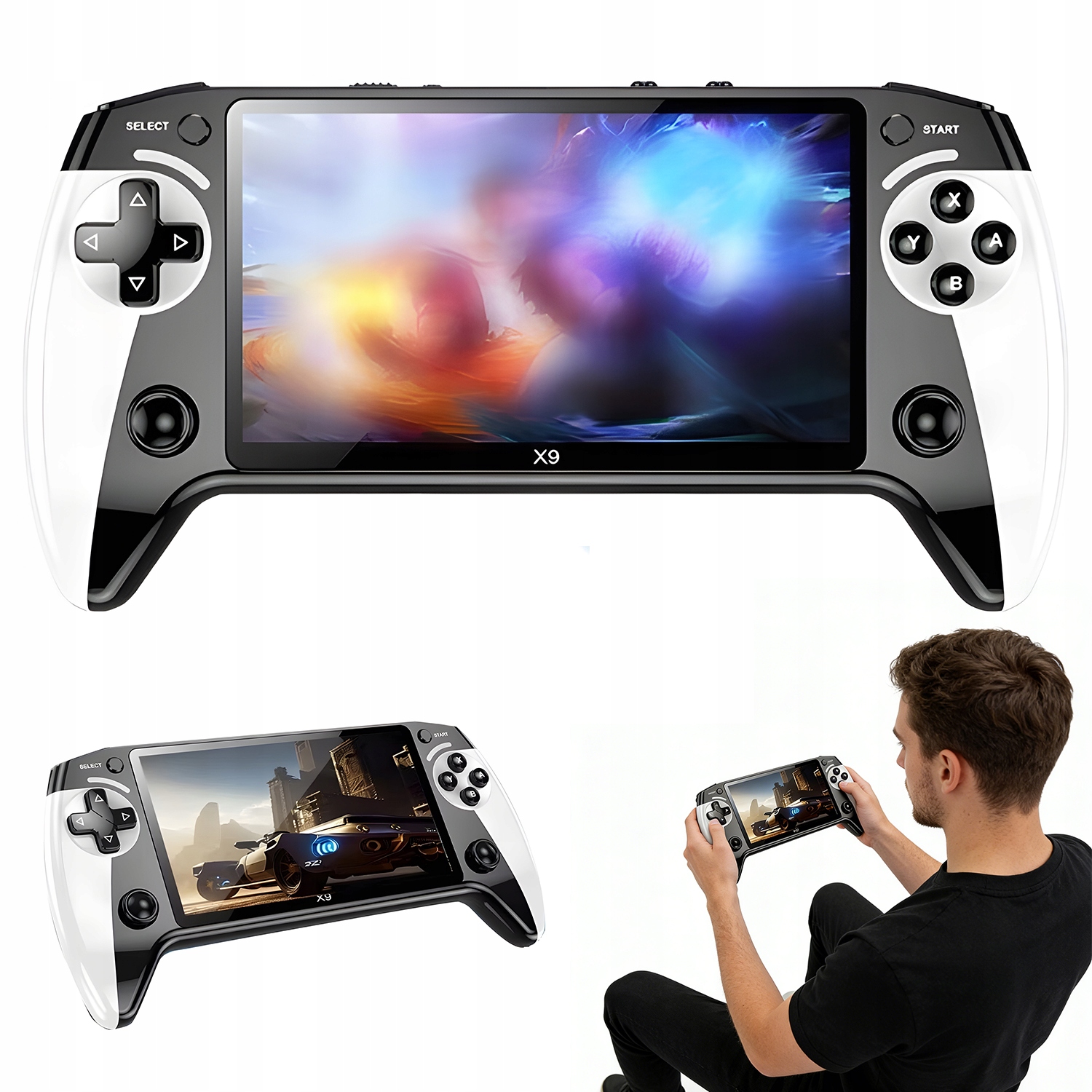 Konsola Przenośna Do Gier Retro 6000 Gier Ekran 5.5 Cala Tv Wyjście