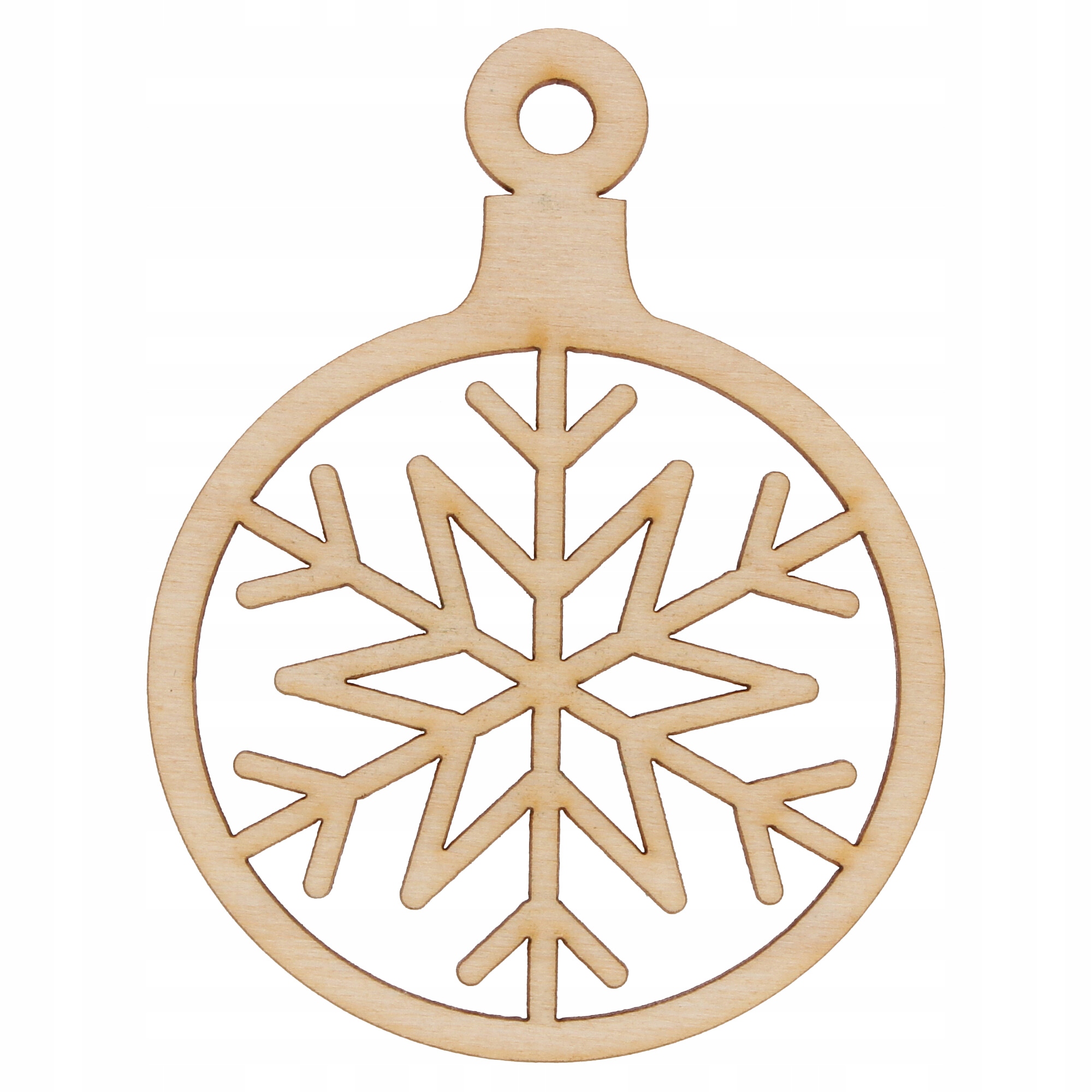 

Dekor drewniany bombka Ozdoba świąteczna Eko