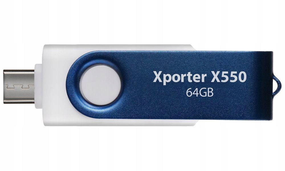 Patriot Xporter X550 64GB Usb A-típusú Usb C-típusú Usb 3.2 Gen 1 fehér-mo