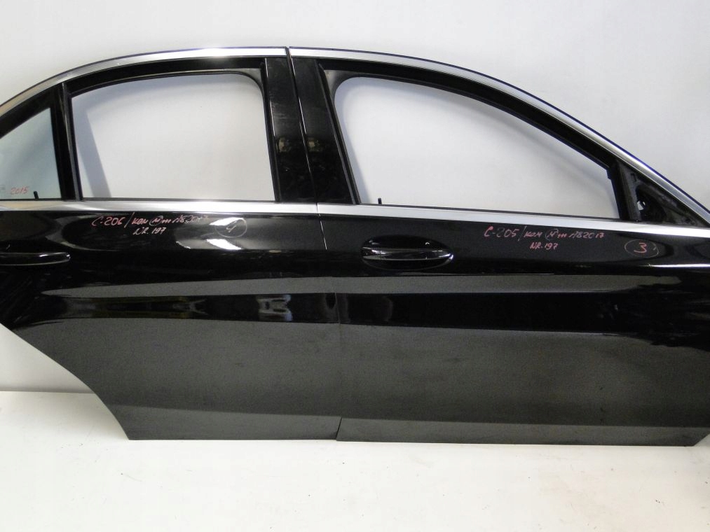 MERCEDES C KLASA W 205 DRZWI PRAWE PRZEDNIE TYLNE Producent części Mercedes-Benz OE