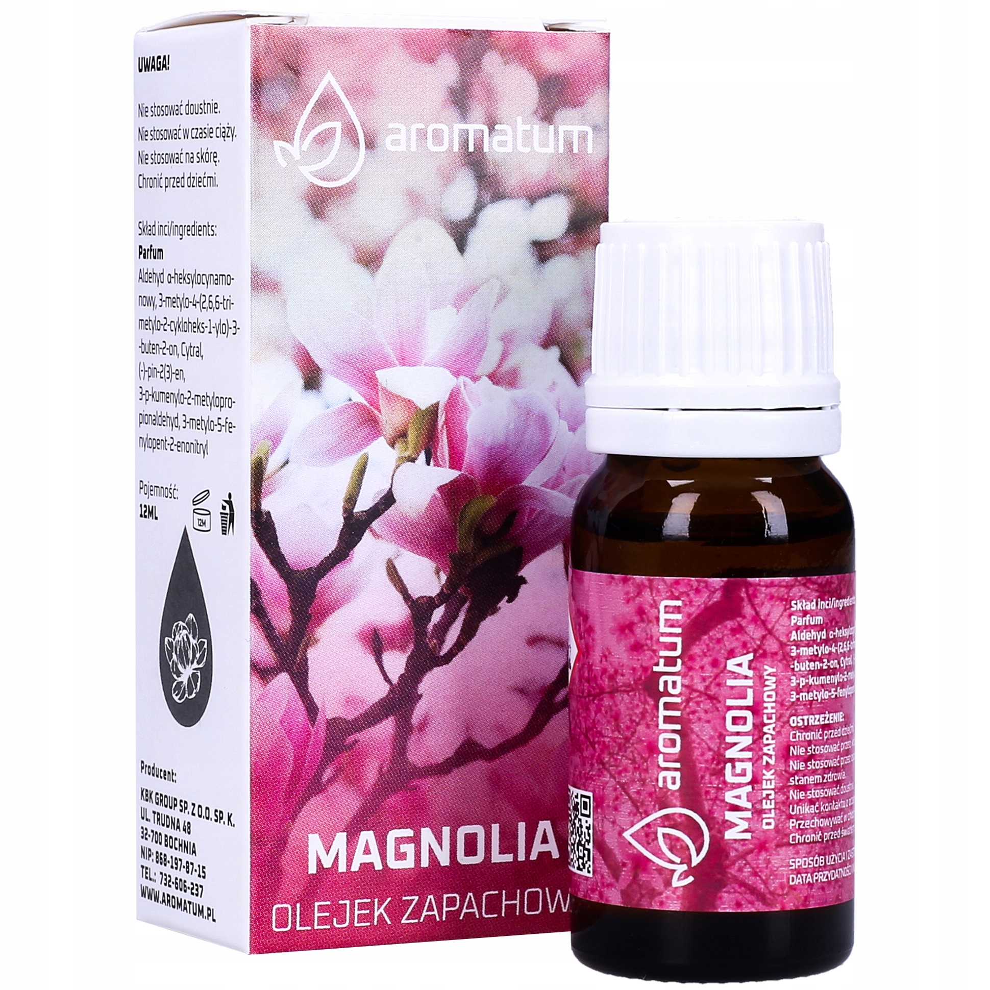 OLEJKI ZAPACHOWE AROMATUM ZESTAW 7 SZTUK X 12ML Marka Aromatum