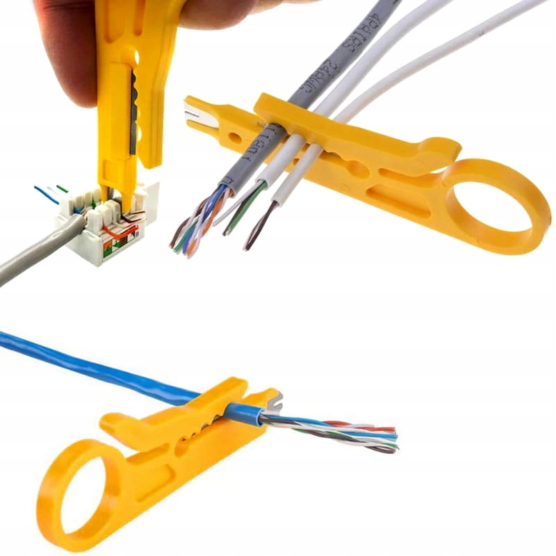 

Nóż ściągacz izolacji kabli Utp Stp wciskacz Lsa