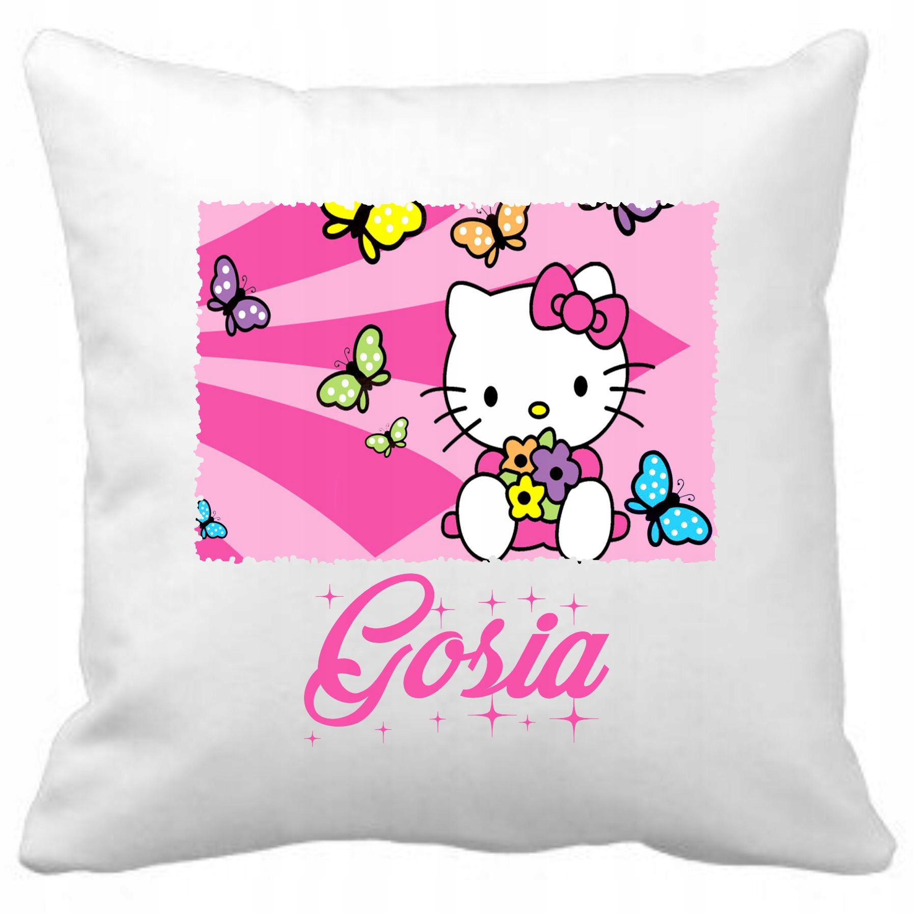 

Poduszka Imię Hello Kitty napis Dużo Wzorów