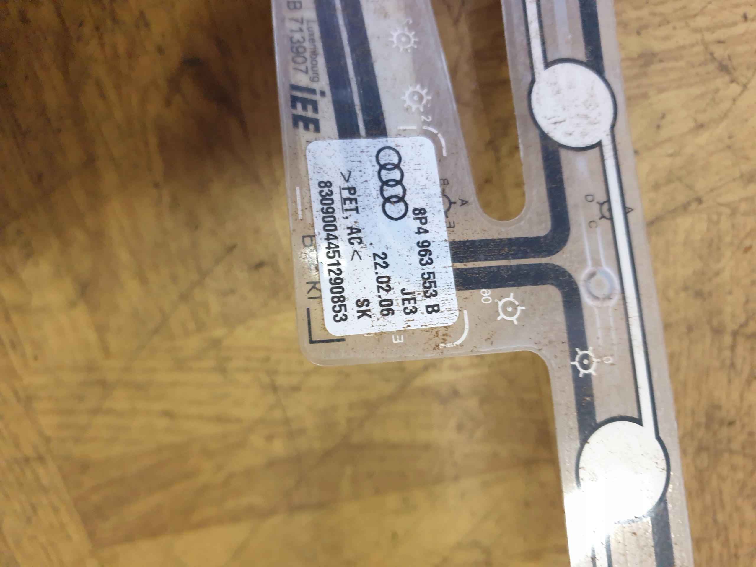 Sensor Sitze vorne AUDI 8P4963553B