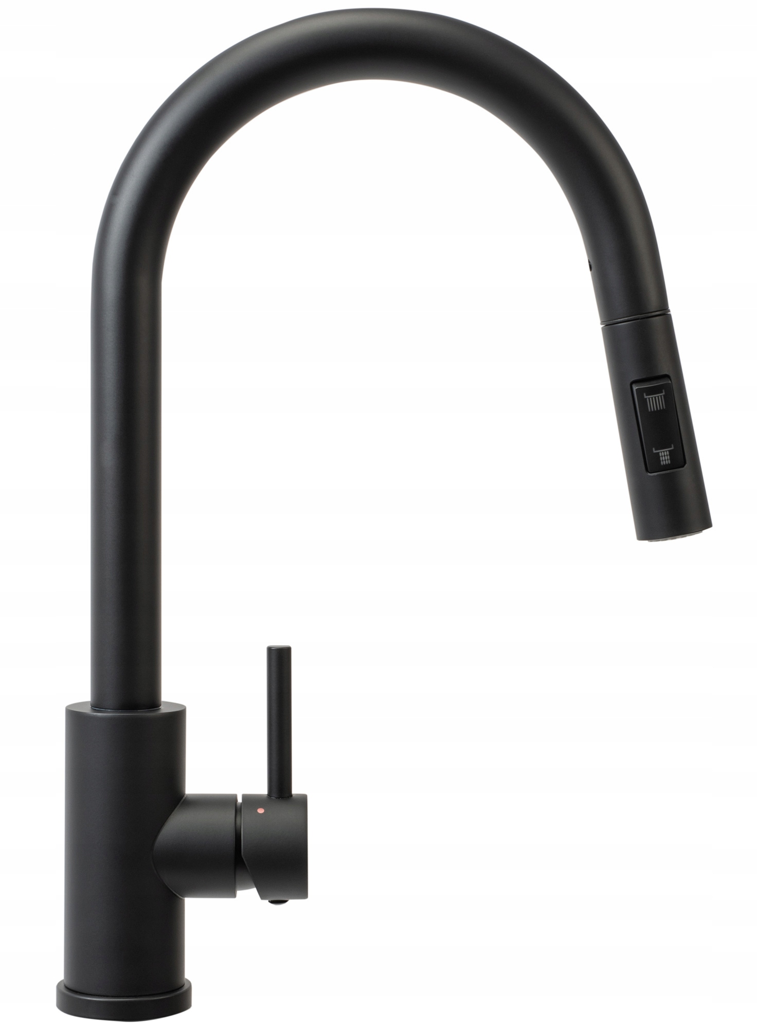 Kuchynská Bateria Čierna Rea Fresh Black Mat Vyťahovacia Vysoká 39,5 cm