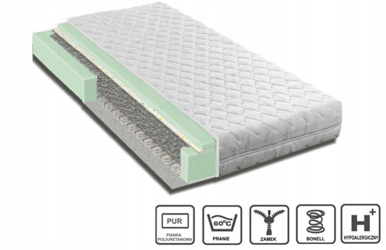 

Materac Laki 80X200 sprężynowy