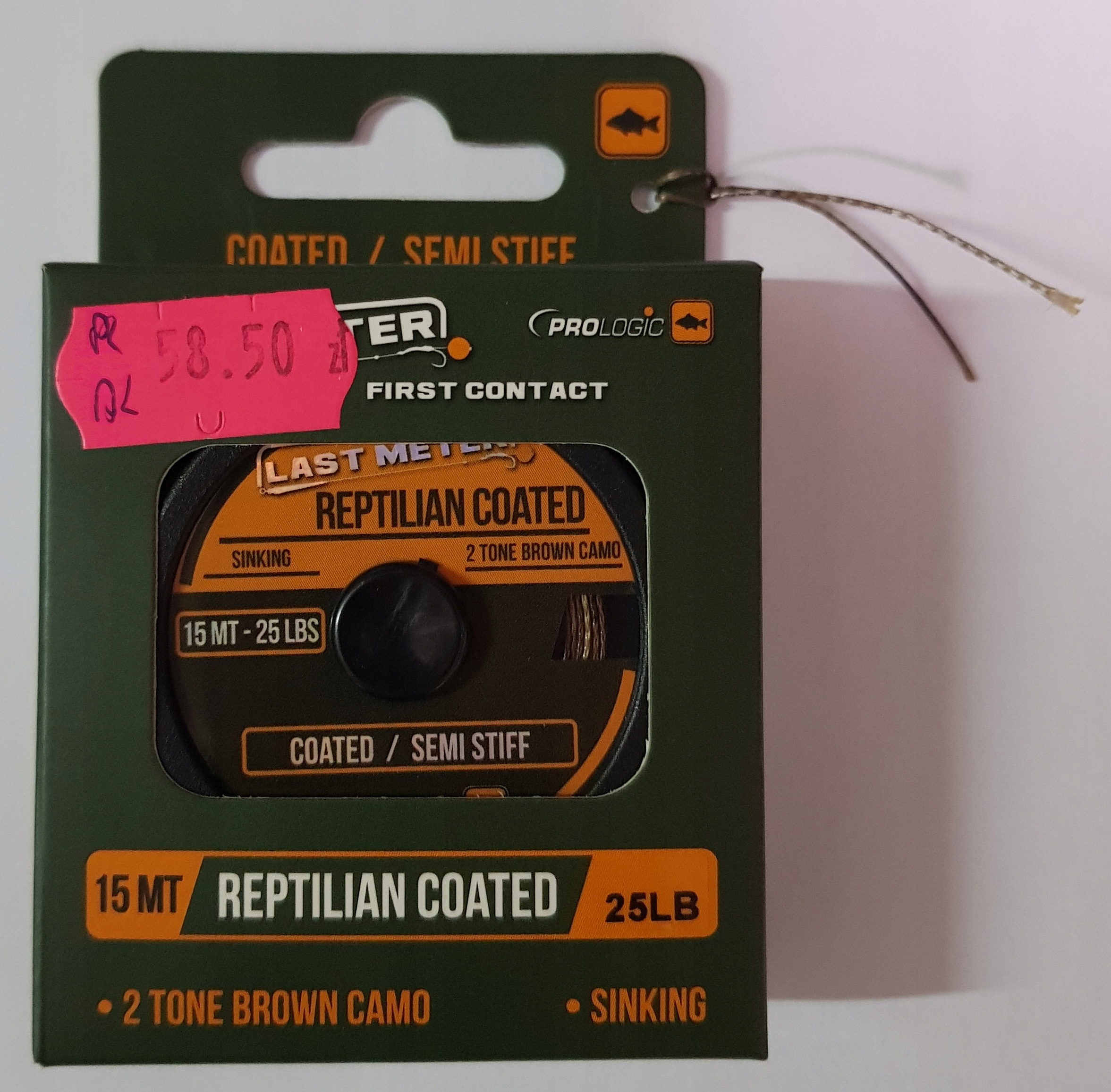 Materiał przyponowy Reptilian Coated 25lb Prologic
