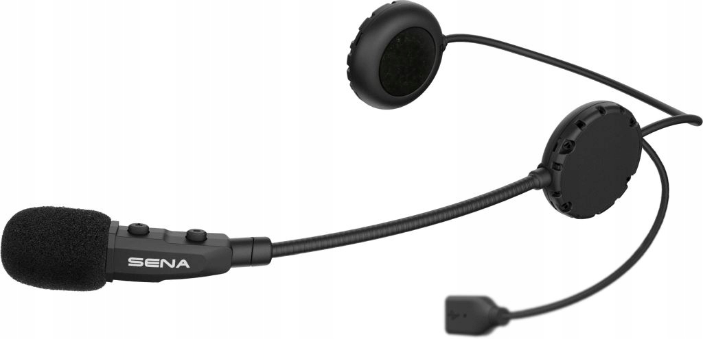 Sena Motocyklový Interkom 3SPLUS-B Bluetooth 4.1 S Dosahom Do 400M A Mikrofónom Na Pásku